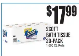 Extra Supermarket SCOTT BATH TISSUE offer