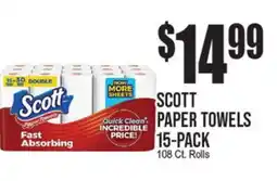 Extra Supermarket SCOTT PAPER TOWELS offer