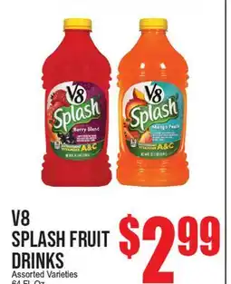 Extra Supermarket V8 SPLASH FRUIT DRINKS offer