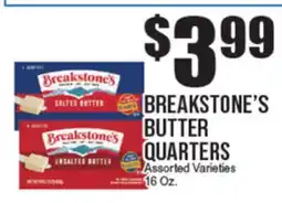 Extra Supermarket BREAKSTONE'S BUTTER QUARTERS offer