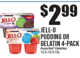 Extra Supermarket JELL-O PUDDING OR GELATIN offer