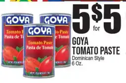 Extra Supermarket GOYA TOMATO PASTE offer