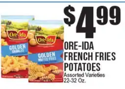 Extra Supermarket ORE-IDA FRENCH FRIES POTATOES offer