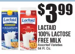 Extra Supermarket LACTAID 100% LACTOSE FREE MILK offer