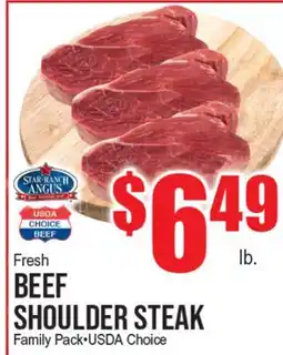 Extra Supermarket FRESH BEEF SHOULDER STEAK offer