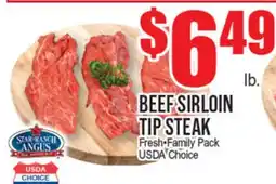 Extra Supermarket BEEF SIRLOIN TIP STEAK offer