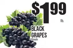 Extra Supermarket BLACK GRAPES offer