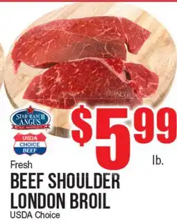 Extra Supermarket FRESH BEEF SHOULDER LONDON BROIL offer