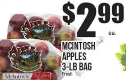 Extra Supermarket MCINTOSH APPLES offer