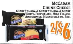 Trade Fair Supermarket McCadam Chunk Cheese offer
