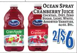 Trade Fair Supermarket OCEAN SPRAY CRANBERRY JUICE offer