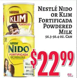 Trade Fair Supermarket Nestlé Nido or Klim Fortificada Powdered Milk offer