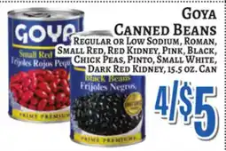 Trade Fair Supermarket GOYA CANNED BEANS offer