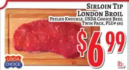 Trade Fair Supermarket SIRLOIN TIP LONDON BROIL offer