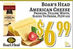 Trade Fair Supermarket Boar's Head AMERICAN CHEESE offer