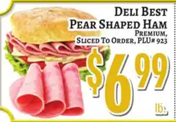 Trade Fair Supermarket DELI BEST Pear Shaped Ham offer