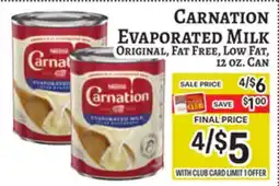 Trade Fair Supermarket CARNATION EVAPORATED MILK offer