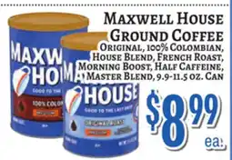 Trade Fair Supermarket MAXWELL HOUSE GROUND COFFEE offer