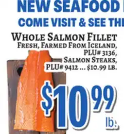 Trade Fair Supermarket WHOLE SALMON FILLET offer