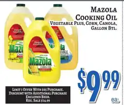 Trade Fair Supermarket MAZOLA COOKING OIL offer