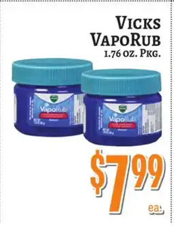 Trade Fair Supermarket VICKS VAPORUB offer