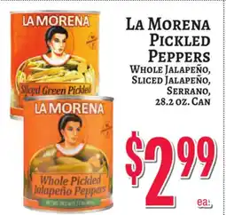 Trade Fair Supermarket La Morena Pickled Peppers offer