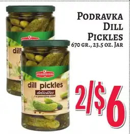 Trade Fair Supermarket PODRAVKA DILL PICKLES offer