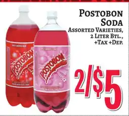 Trade Fair Supermarket POSTOBON SODA offer