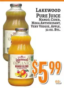 Trade Fair Supermarket LAKWOOD PURE JUICE offer