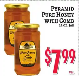 Trade Fair Supermarket PYRAMID PURE HONEY WITH COMB offer