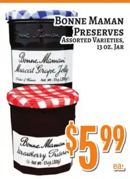 Trade Fair Supermarket Bonne Maman PRESERVES offer
