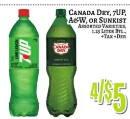Trade Fair Supermarket CANADA DRY, 7UP, AE&W, OR SUNKIST offer