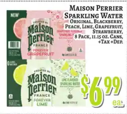 Trade Fair Supermarket MAISON PERRIE SPARKLING WATER offer