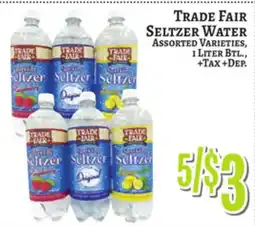 Trade Fair Supermarket TRADE FAIR SELTZER WATER offer