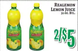 Trade Fair Supermarket REALEMON LEMON JUICE offer