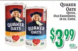 Trade Fair Supermarket Quaker Oats offer