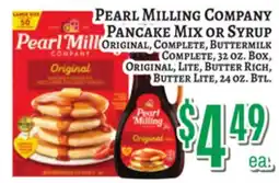 Trade Fair Supermarket PEARL MILLING COMPANY Pancake Mix or Syrup offer