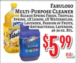 Trade Fair Supermarket FABULOSO MULTI-PURPOSE CLEANER offer