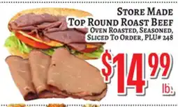 Trade Fair Supermarket STORE MADE TOP ROUND ROAST BEEF offer