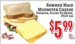 Trade Fair Supermarket Sommer Maid Muenster Cheese offer