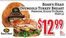Trade Fair Supermarket Boar's Head OVENGOLD TURKEY BREAST offer