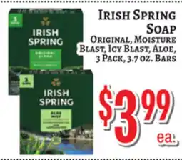 Trade Fair Supermarket IRISH SPRING SOAP offer