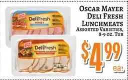 Trade Fair Supermarket OSCAR MAYER DELI FRESH LUNCHMEATS offer