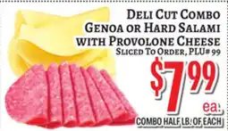Trade Fair Supermarket DELI CUT COMBO GENOA OR HARD SALAMI WITH PROVOLONE CHEESE offer