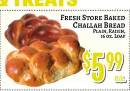 Trade Fair Supermarket FRESH STORE BAKED CHALLAH BREAD offer