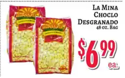 Trade Fair Supermarket LA MINA CHOCLO DESGRANADO offer