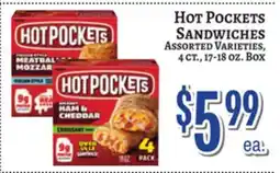 Trade Fair Supermarket Hot Pockets Sandwiches offer