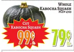 Trade Fair Supermarket WHOLE Kabocha Squash CUT Kabocha Squash offer