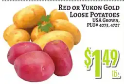 Trade Fair Supermarket Red or Yukon Gold Loose Potatoes offer