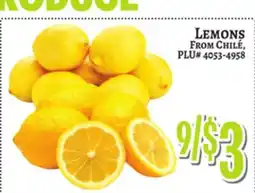 Trade Fair Supermarket LEMONS offer